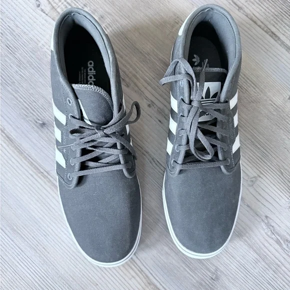 Gray High-Top Sneakers skate shoes - Picture 3 of 6